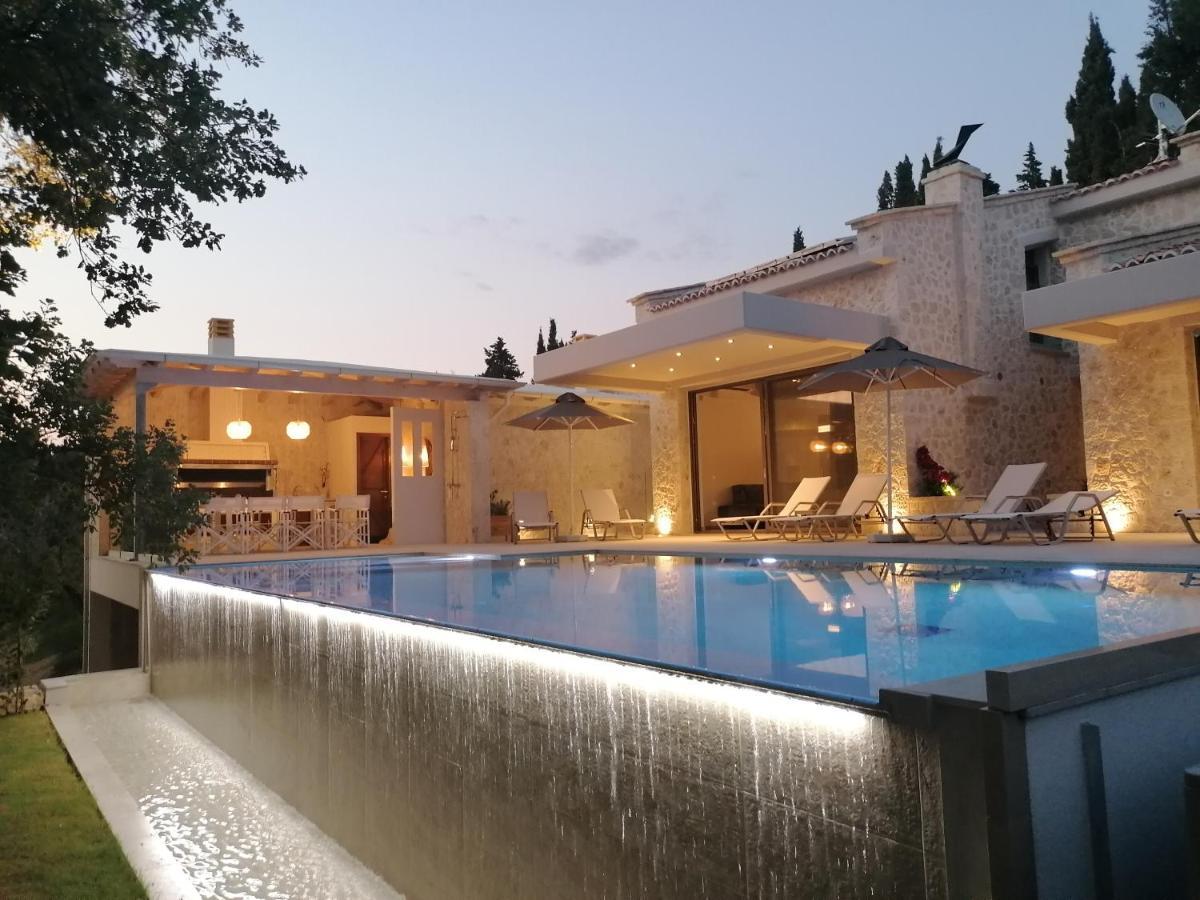My Mediterranean Corfu Luxury Villa With Private Swimming Pool คอนโตกาลิ ภายนอก รูปภาพ