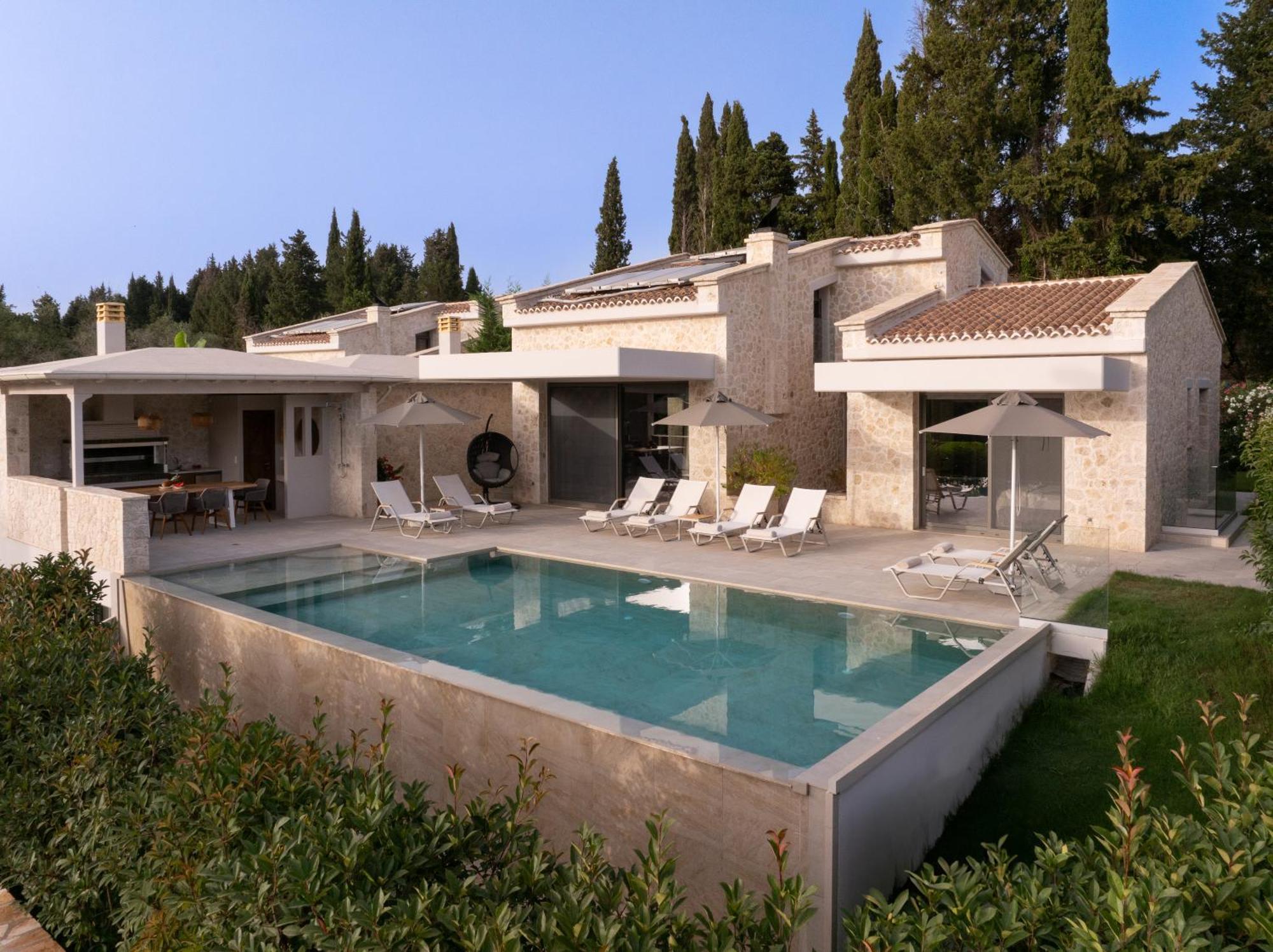 My Mediterranean Corfu Luxury Villa With Private Swimming Pool คอนโตกาลิ ภายนอก รูปภาพ