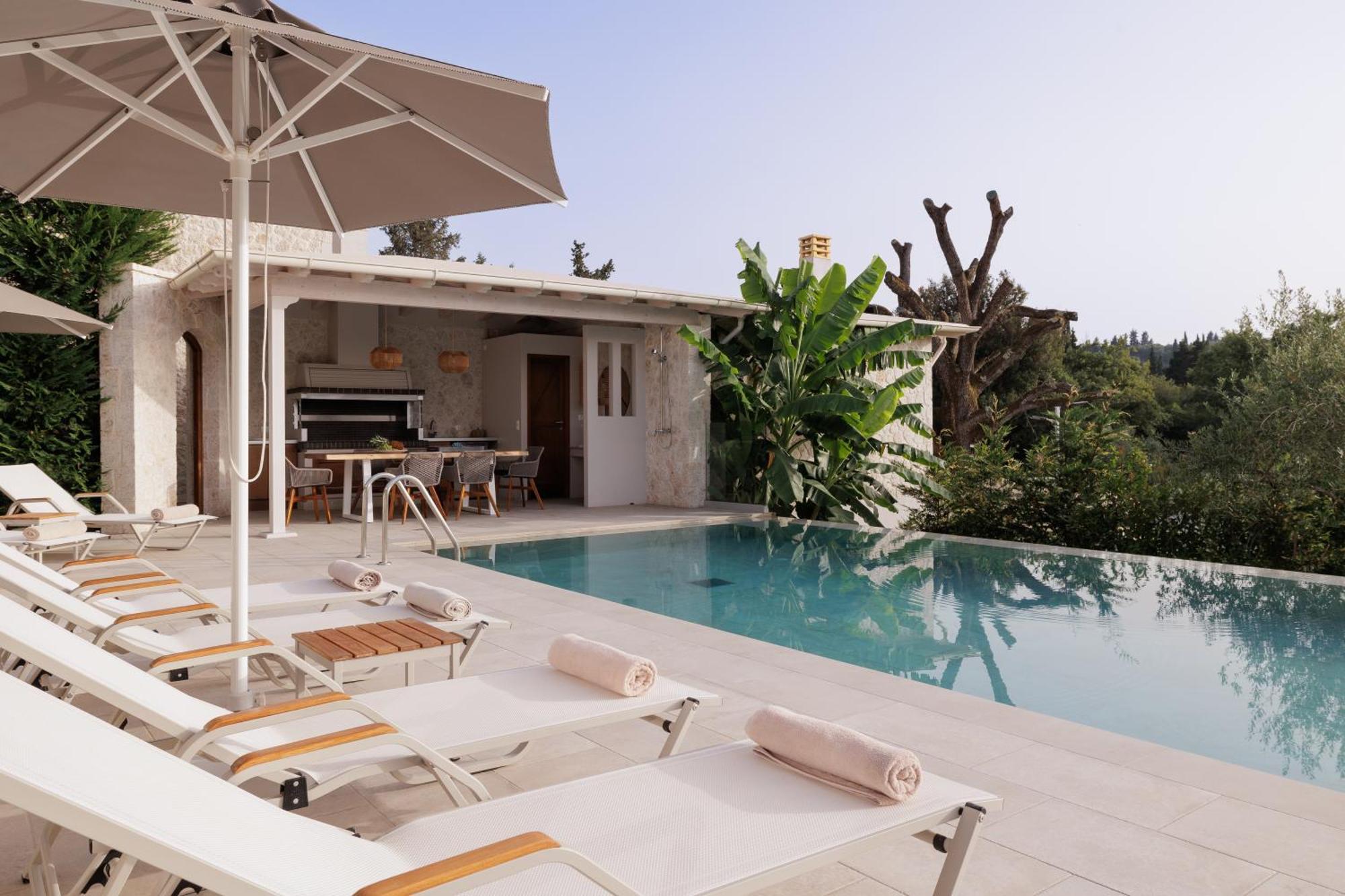 My Mediterranean Corfu Luxury Villa With Private Swimming Pool คอนโตกาลิ ภายนอก รูปภาพ