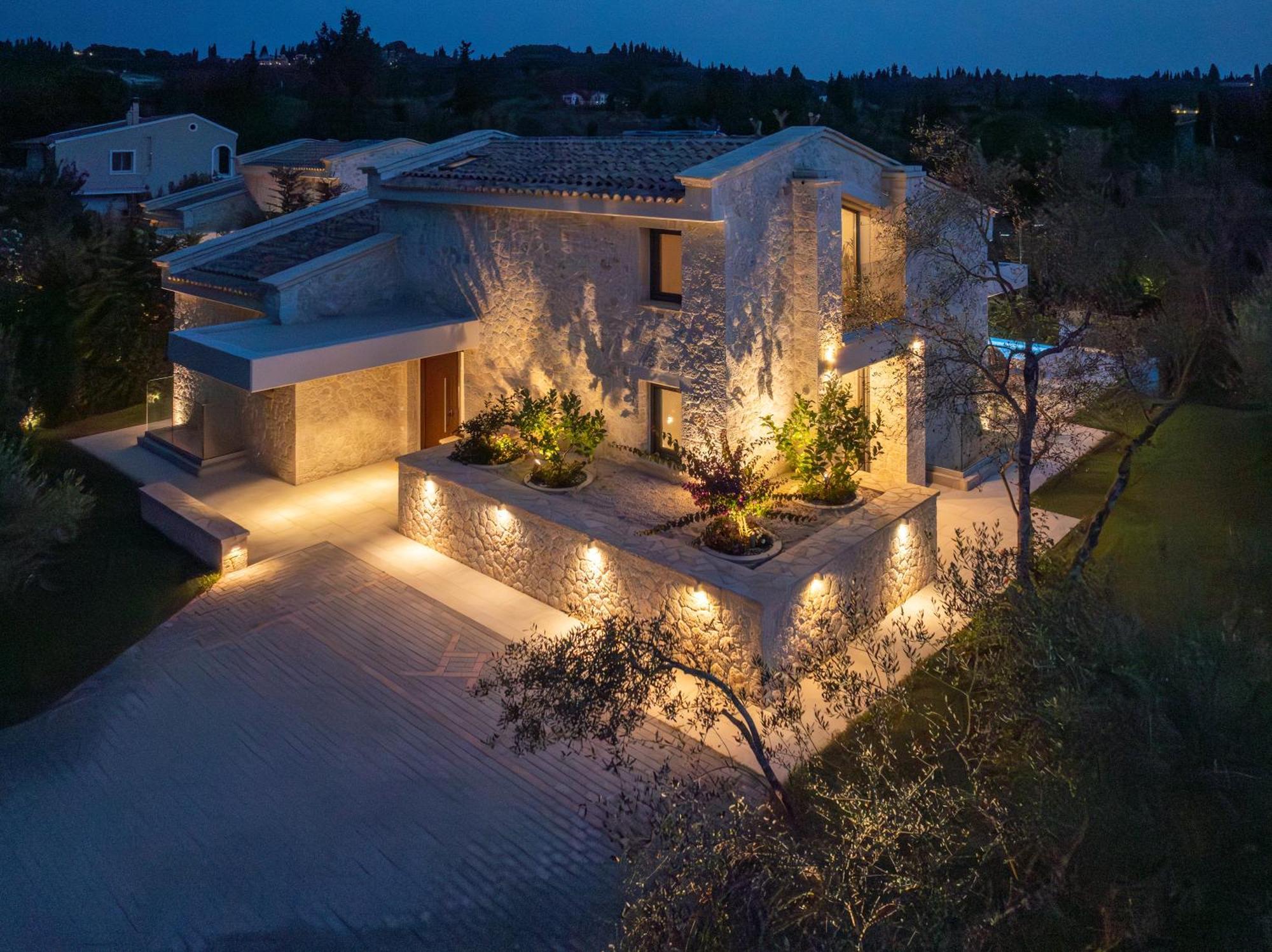 My Mediterranean Corfu Luxury Villa With Private Swimming Pool คอนโตกาลิ ภายนอก รูปภาพ